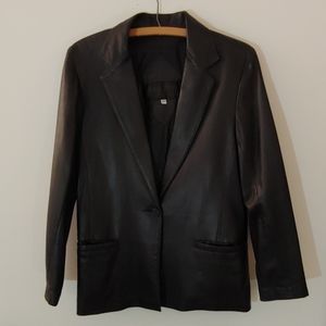 Buttery Soft Leather Blazer